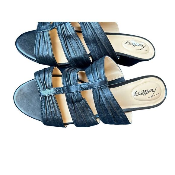 Trotters Leather Wedge Sandals - Picture 3 of 12